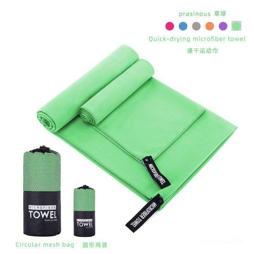 Sports Towel Microfiber Quick-drying Fitness Swimming Portable Round M