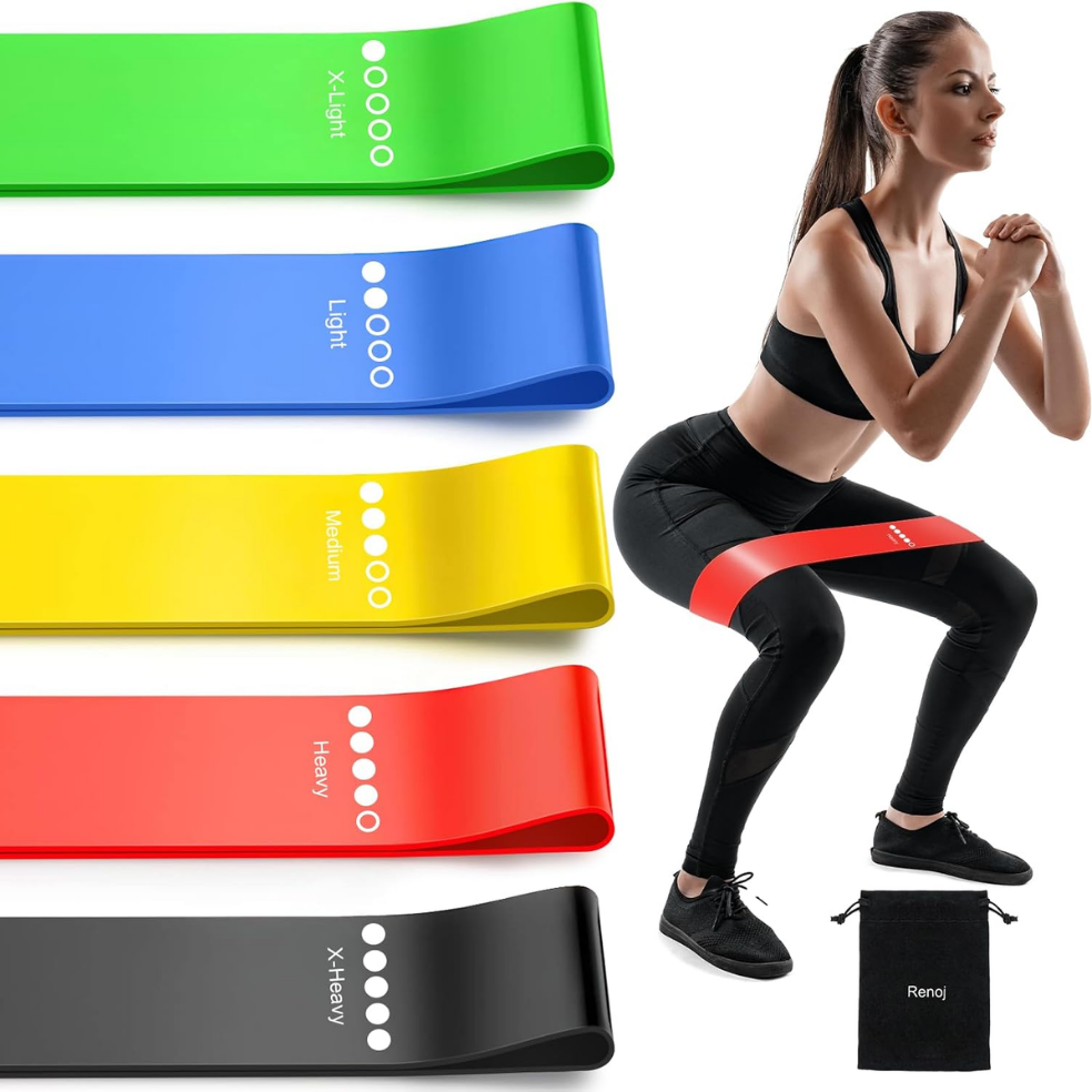 5 Pack Resistance Bands Set  Exercise Bands For Strength Training Yoga